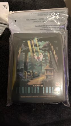x1 Explore Kanto Viridian Forest Sleeve Pokemon Center Japan Original 1 sleeve not all