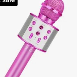 PINK KAROAKEE MICROPHONE 