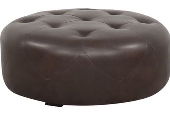 Article Timpani Ottoman- Dark Brown