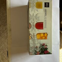 Mikasa Glass Cups 