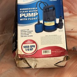 Water Pump With Float