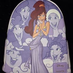 Brand New! Loungefly Disney Hercules Meg & The Muses Mini Backpack