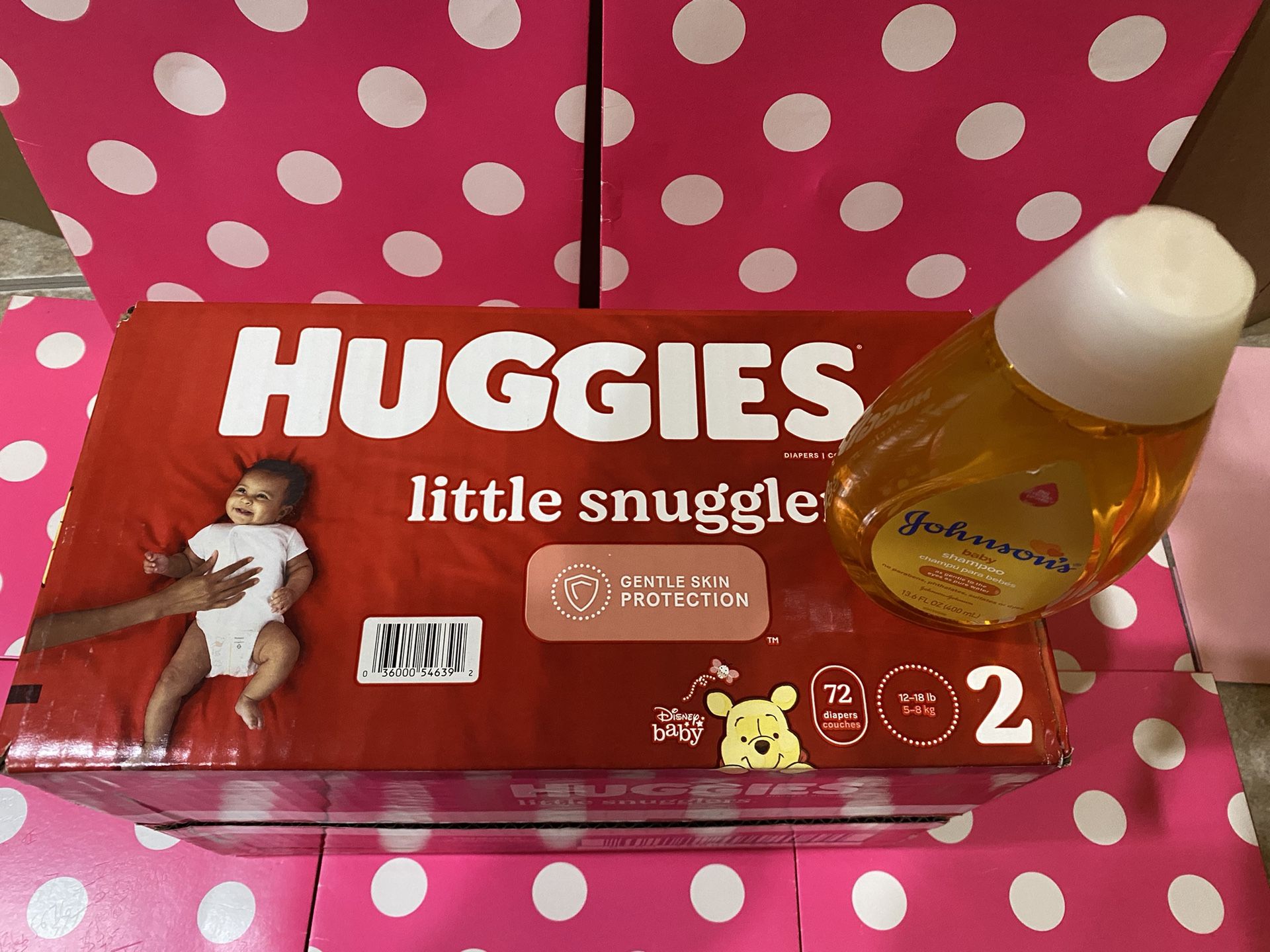 HUGGIES & JOHNSON’S BABY SHAMPOO!