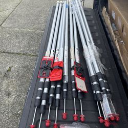 Zip Wall Poles - (13) 12’ Poles