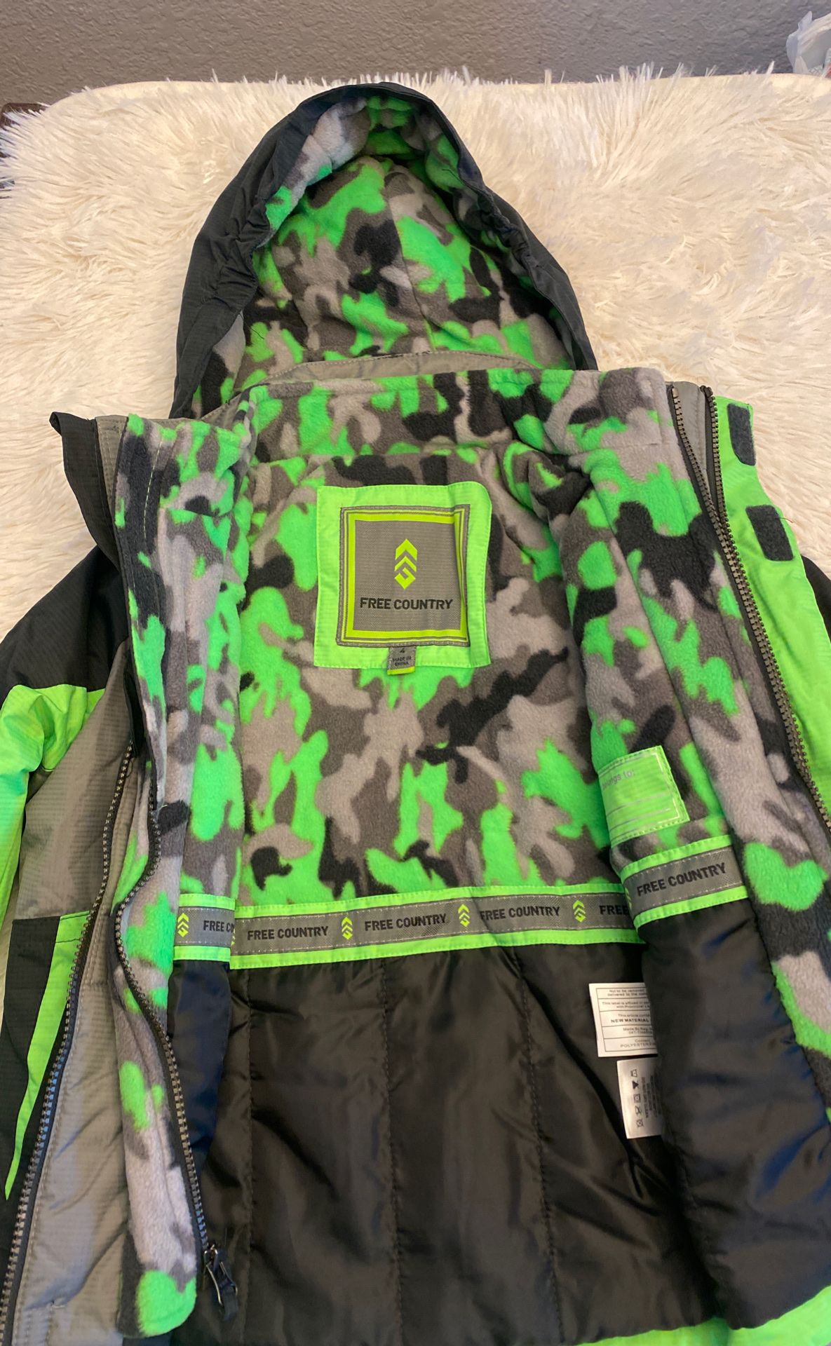 Free country toddler jacket