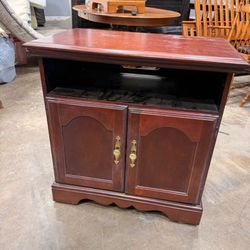 Cherry Wood Cabinet / TV Stand
