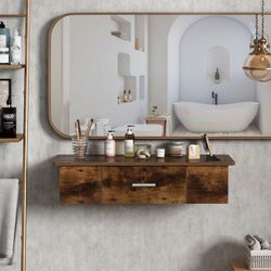 Wall-Mounted Salon Station 
