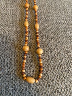 Wooden Beaded  15”