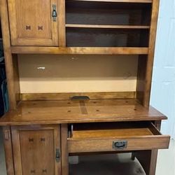 Solid real wood computer/study desk