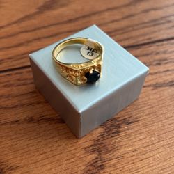 Mens Ring Size 13 - Black Onyx Stone