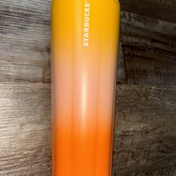 Starbucks Orange Sherbet Gradient Tumbler Cup