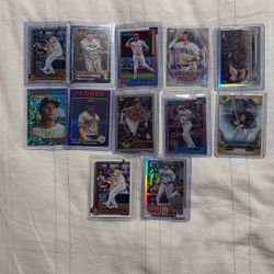 Manny Machado Baseball Card Lot (San Diego Padres)