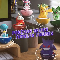 Pokemon - Sitting Tumblr Figurines (Set of 6)