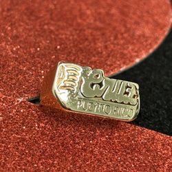 Gold Puerto Rico Ring (size 8)