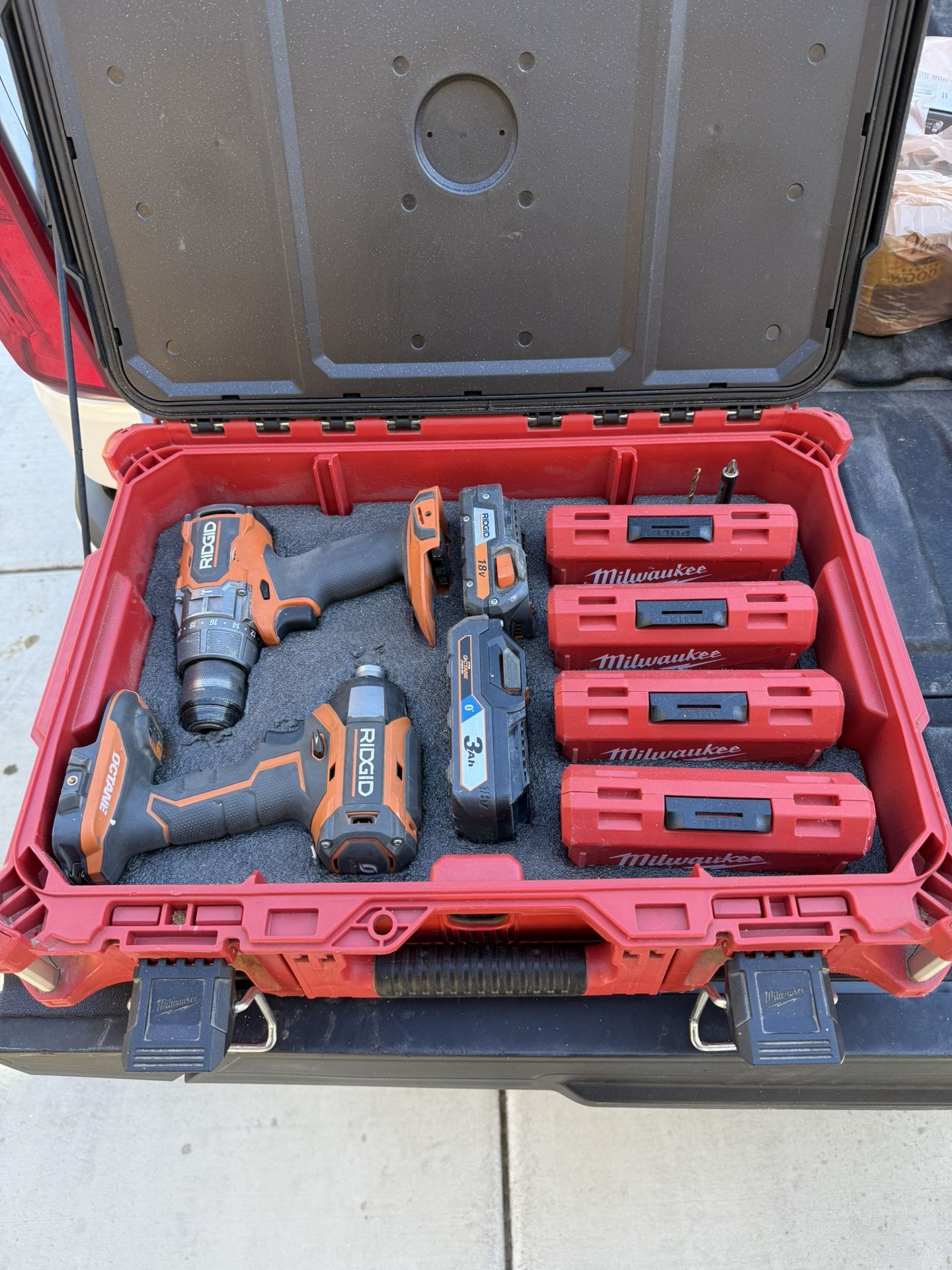 Milwaukee Packout & Ridgid Tools