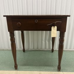 Antique One Drawer Side Table