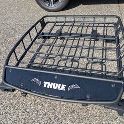 Thule Roof Basket + Subaru Crosstrek Crossbars Roofrack
