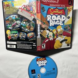 PS2 PLAYSTATION THE SIMPSONS ROAD RAGE GH GREATEST HITS CIB COMPLETE SONY