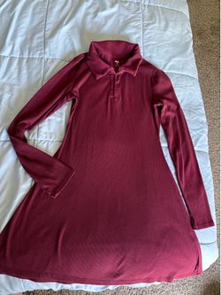 Long Sleeve Polo Dress