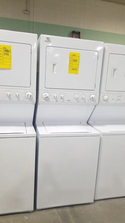 Kenmore 27x74 washer/dryer electric stackable