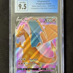 🔥 CGC 9.5 Charizard V – SWSH050 – Champion’s Path Promo
