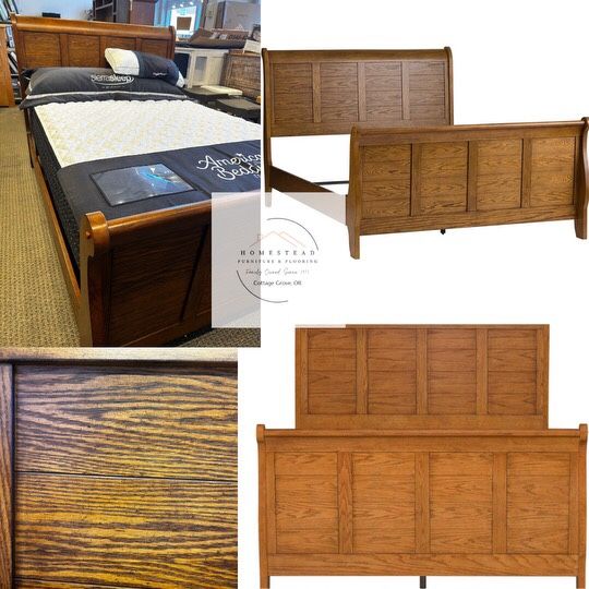 French Style Solid Wood 4pc Queen Bedroom Set Sale
