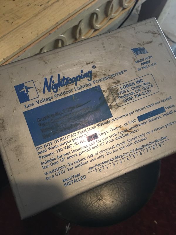 Outdoor Lighting Power Box For In Phoenix Az Offerup