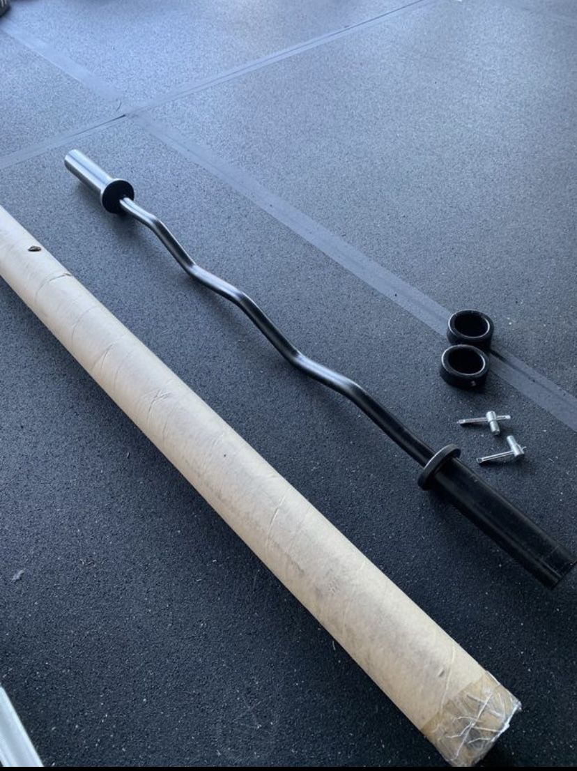 Brand New 47” CAP Olympic Curl Bar