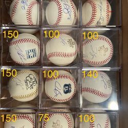 Astros Signed Baseballs C10