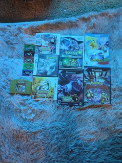 Lot Of 16 Pokemon Games