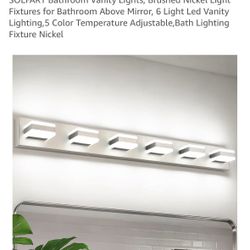 Modern 46inch 6 LED Light Bathroom Vanity Light Fixture 