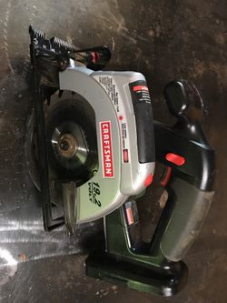 Craftsman 19.2v 5.25” circular saw (tool only)