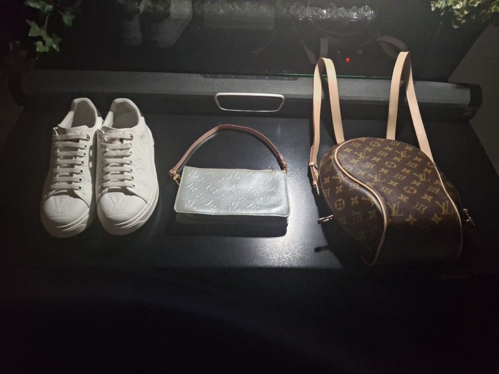 Louis Vuitton Shoes, Purse, and Backpack
