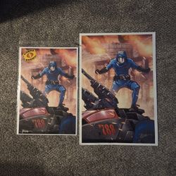 GI Joe x Transformers, SDCC art  prints signed by Jaime Sullivan!