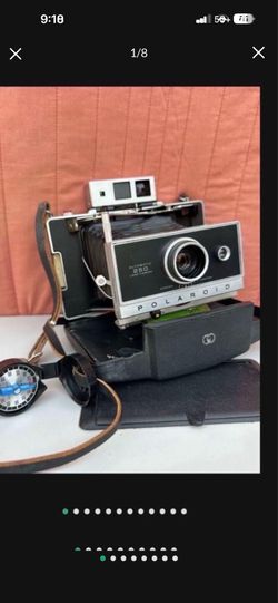 Polaroid Automatic 250 Land Camera - Vintage Instant Camera W Timer N Case