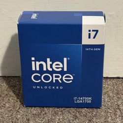 Intel I7 14700k GaminG Cpu