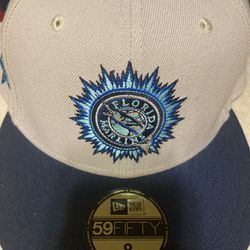 Florida Marlins Fitted Hat 