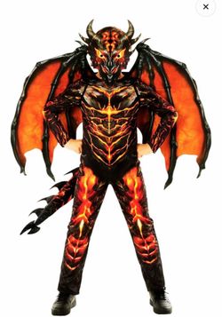 lava dragon costume