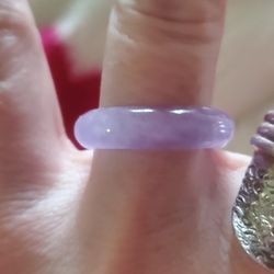 Lavender Jade Ring