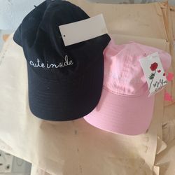 Myvl Dad Cap Hat Cute Inside Pink Or Black Brand New 