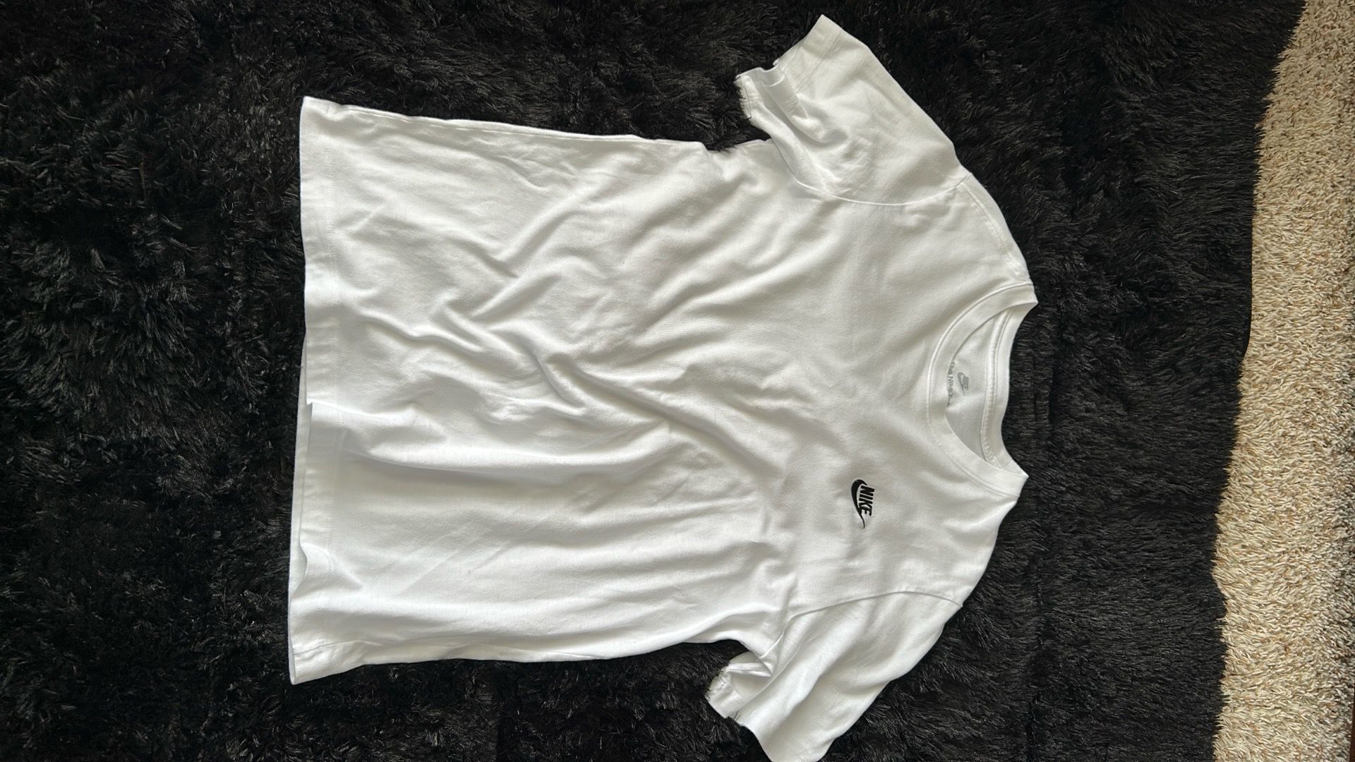 White Nike tee