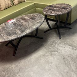 Cocktail and two end tables for $250 brand new