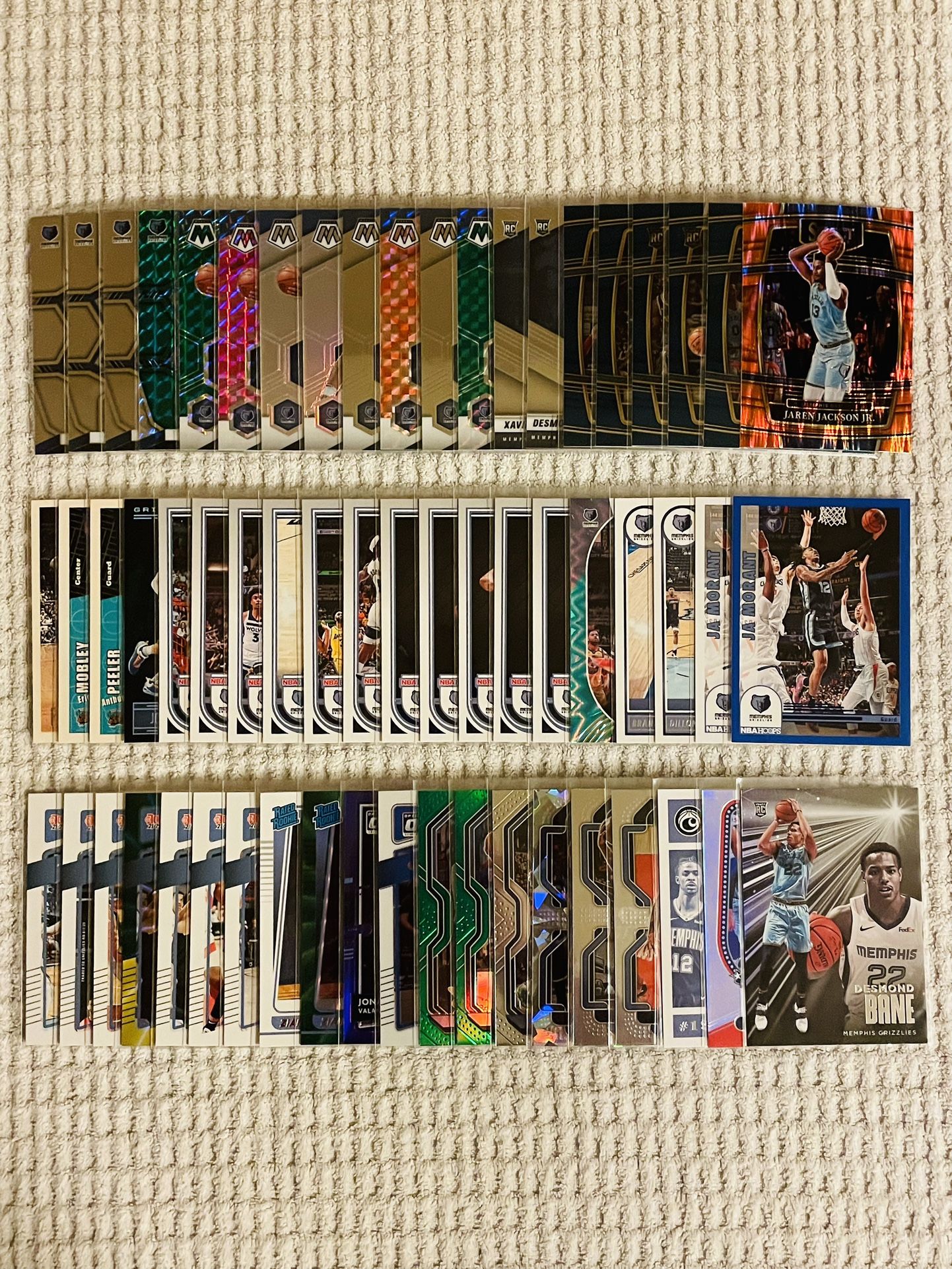 Memphis Grizzlies 60 Card Basketball Lot!