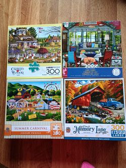 Quality 300 piece puzzles