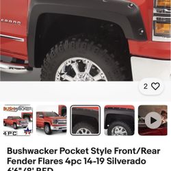 14-19 Chevy Silverado Fender Flares 