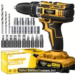 Wireless Lithium Ion vDrill Bit Set with Battery & Fast Charger
