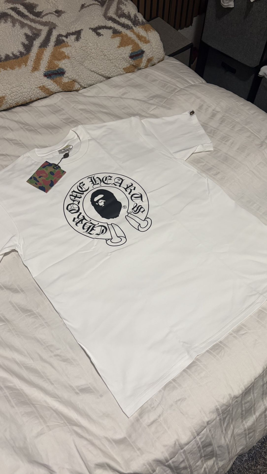 chrome heart bape shirt