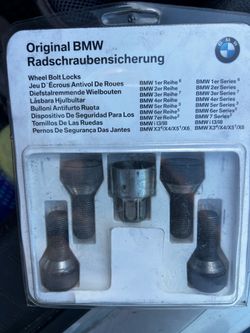 Original BMW Wheel Bolt Locks Set