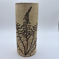 Handmade Pottery Vase Signed Harms