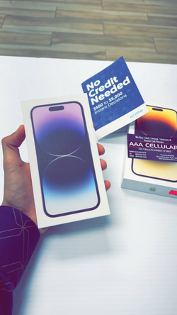 Apple 𝚒𝙿𝚑𝚘𝚗𝚎 14 Pro 256GB / 128GB  | $50 Down And Take It Home!